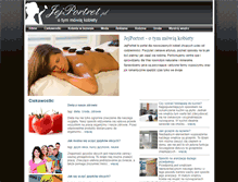 Tablet Screenshot of jejportret.pl